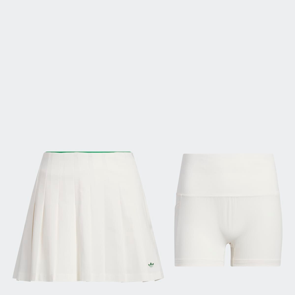 Saia-Calça de Mulher Pleated Originals Branco-7