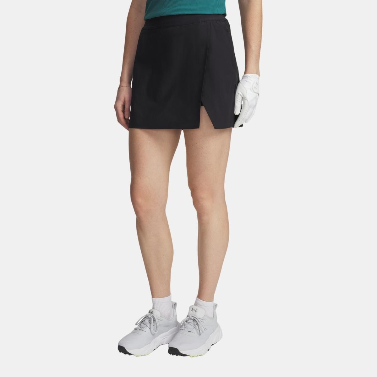 Calções de Golf de Mulher Ua Halo Skort Preto-1