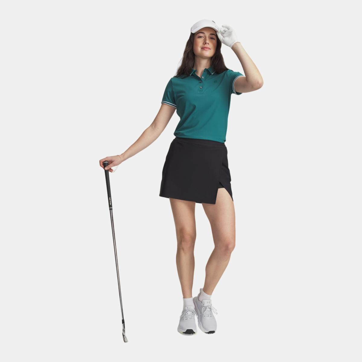 Calções de Golf de Mulher Ua Halo Skort Preto-4