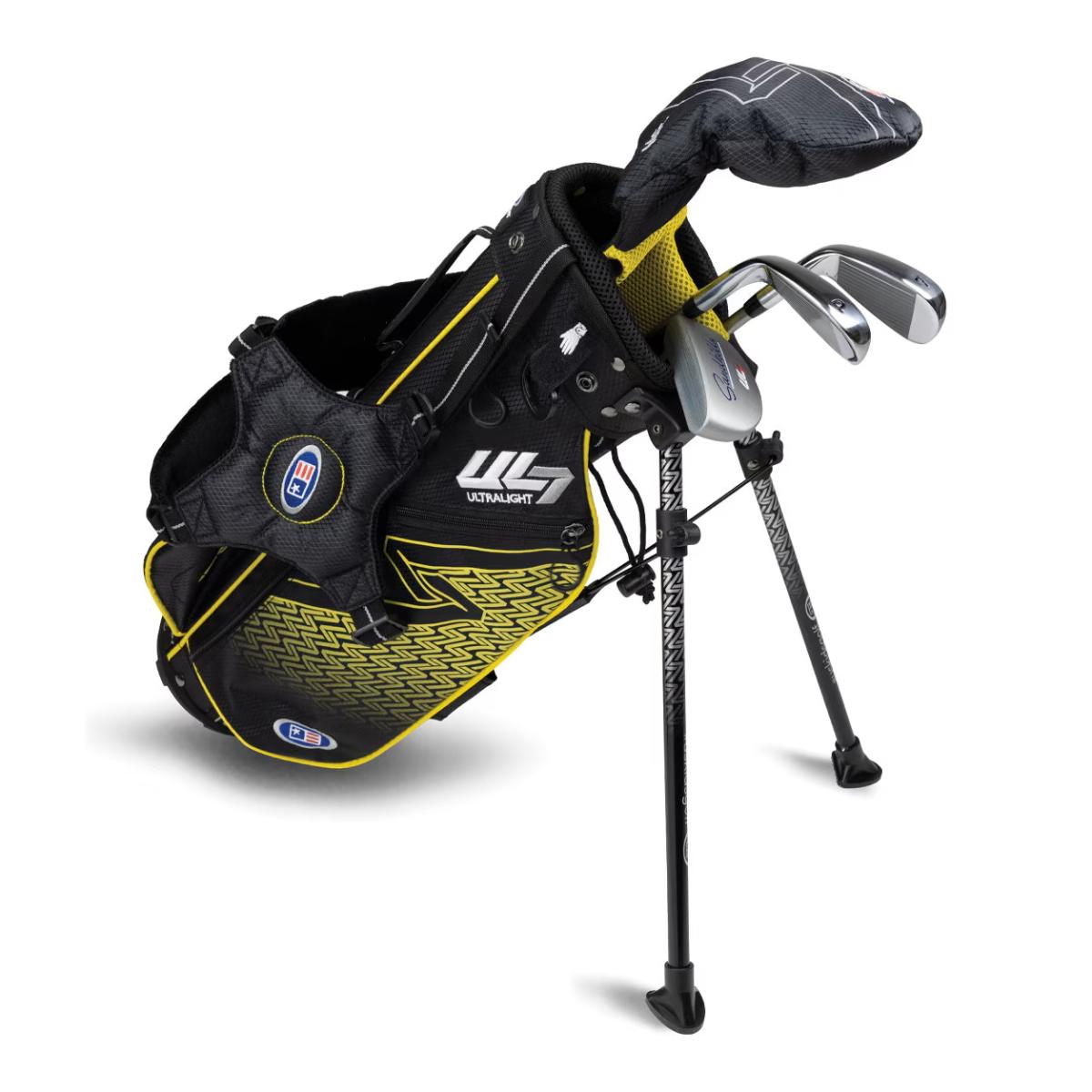 UL7 Ultralight 42 Set de 4 Palos con Bolsa Negra/Amarillo US Kids - Amarillo / Gris Amarillo / Gris-1