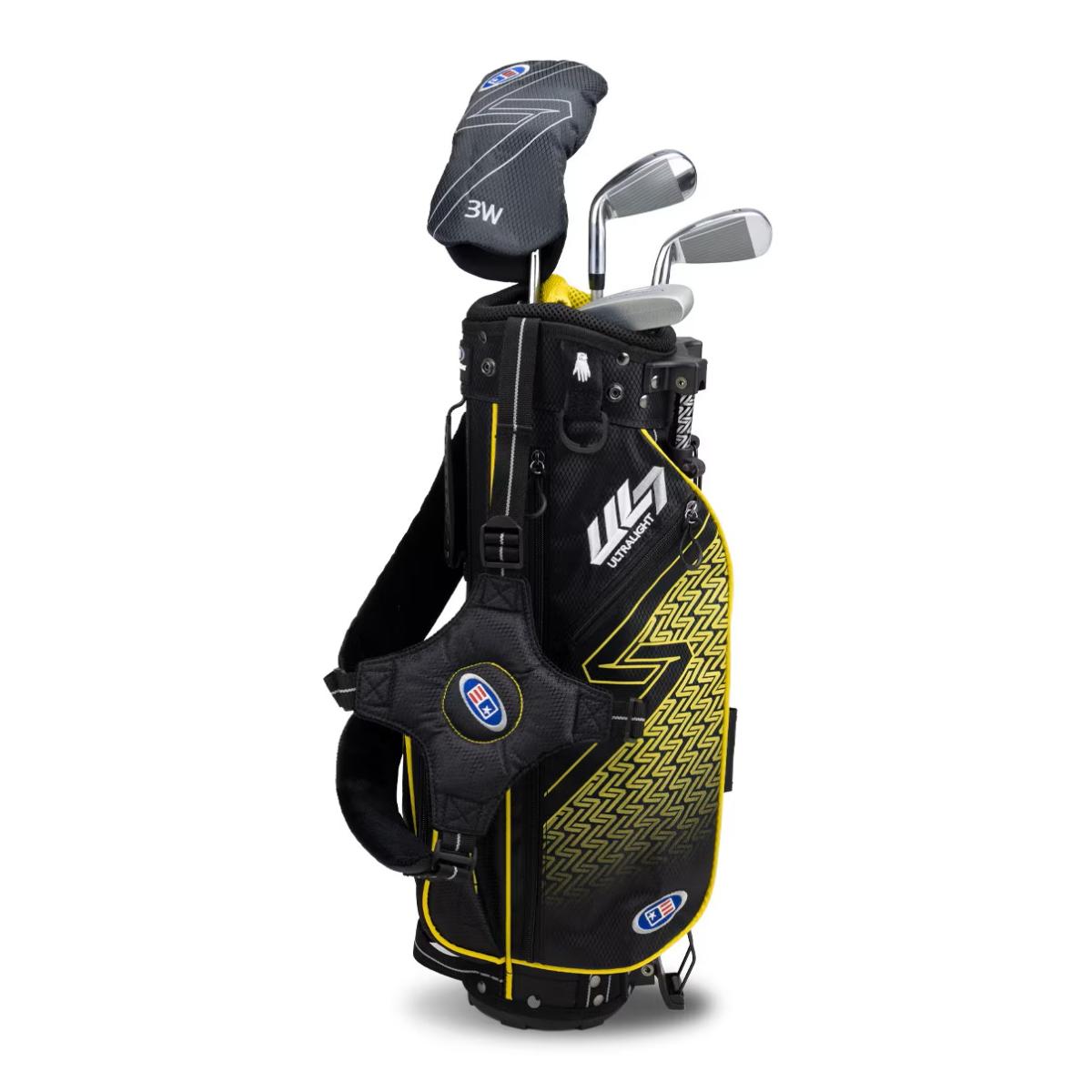 UL7 Ultralight 42 Set de 4 Palos con Bolsa Negra/Amarillo US Kids - Amarillo / Gris Amarillo / Gris-2
