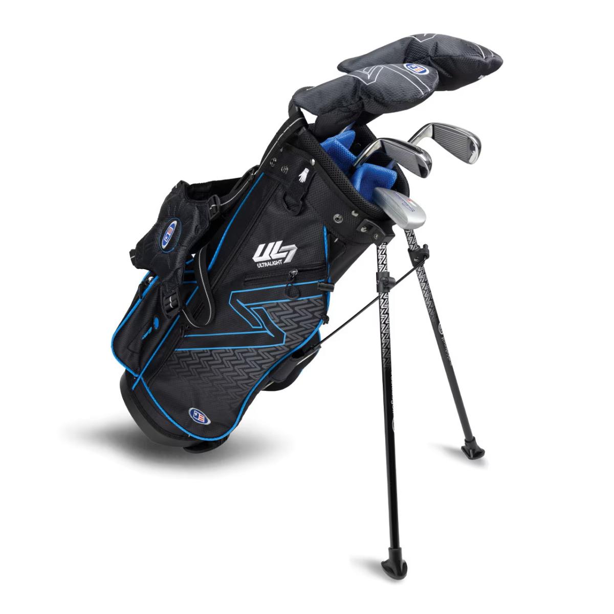 UL7 Ultralight 48 Set de 5 Palos con Bolsa Negro/Azul Claro US Kids - Azul / Gris Azul / Gris-1