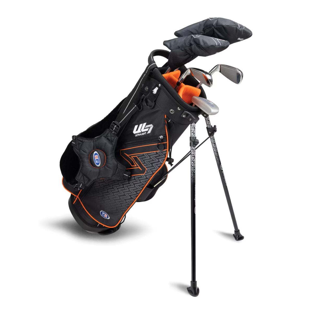 UL7 Ultralight 51 Set de 5 Palos con Bolsa Negro/Naranja US Kids - Naranja / Gris Naranja / Gris-1