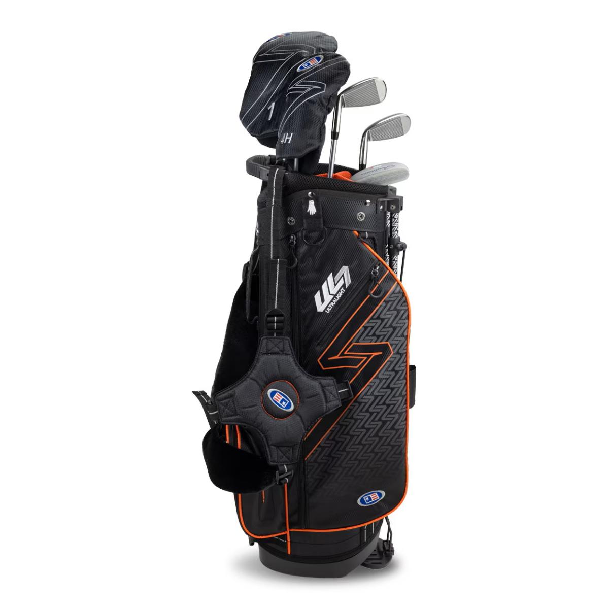 UL7 Ultralight 51 Set de 5 Palos con Bolsa Negro/Naranja US Kids - Naranja / Gris Naranja / Gris-3