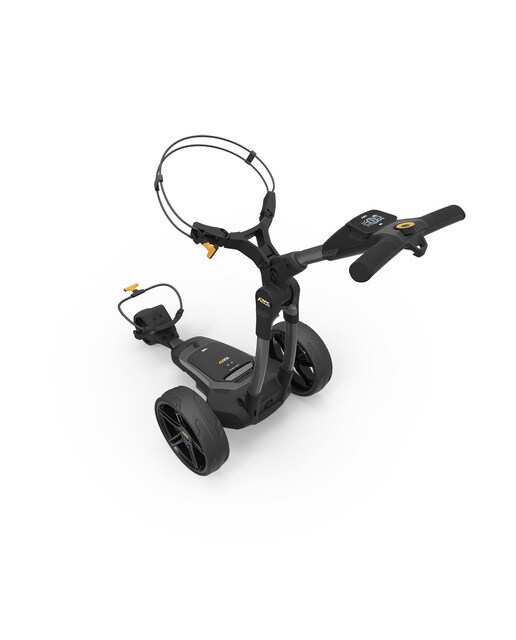 Trolley Elétrico de Golf FX3 com Bateria de Lítio Alargada - 220 wh - Gun Metal Cinzento / Preto-2