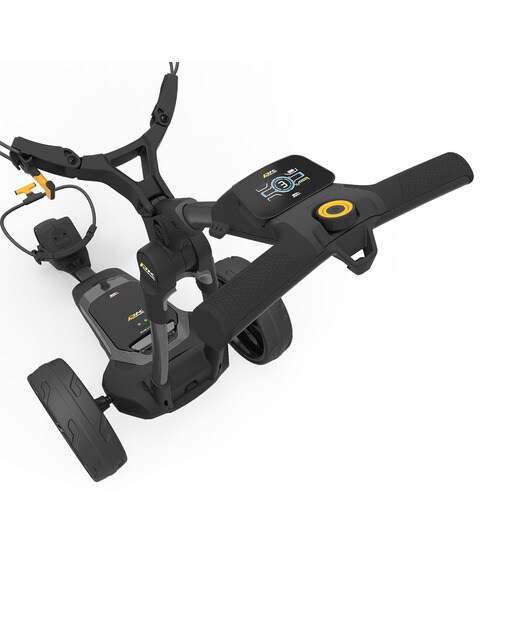 Trolley Elétrico de Golf FX3 com Bateria de Lítio Alargada - 220 wh - Gun Metal Cinzento / Preto-7