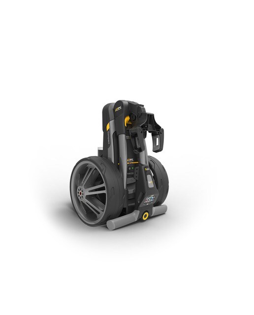Trolley Elétrico de Golf CT6 EBS com Bateria de Lítio Alargada 260 wh - Gun Metal Cinzento / Preto-4