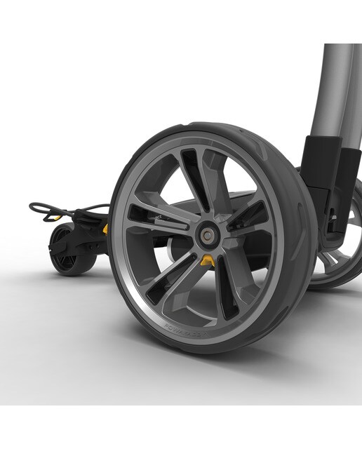 Trolley Elétrico de Golf CT6 EBS com Bateria de Lítio Alargada 260 wh - Gun Metal Cinzento / Preto-7