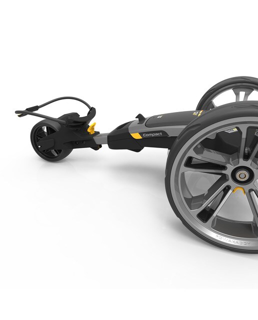 Trolley Elétrico de Golf CT6 EBS com Bateria de Lítio Alargada 260 wh - Gun Metal Cinzento / Preto-9