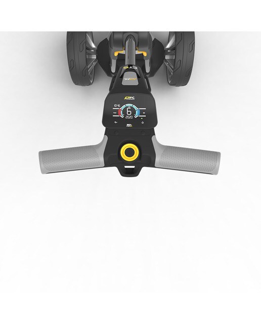 Trolley Elétrico de Golf CT6 EBS com Bateria de Lítio Alargada 260 wh - Gun Metal Cinzento / Preto-11