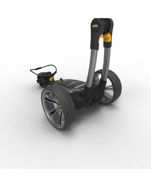 Trolley Elétrico de Golf CT6 EBS com Bateria de Lítio Alargada 260 wh - Gun Metal Cinzento / Preto-12