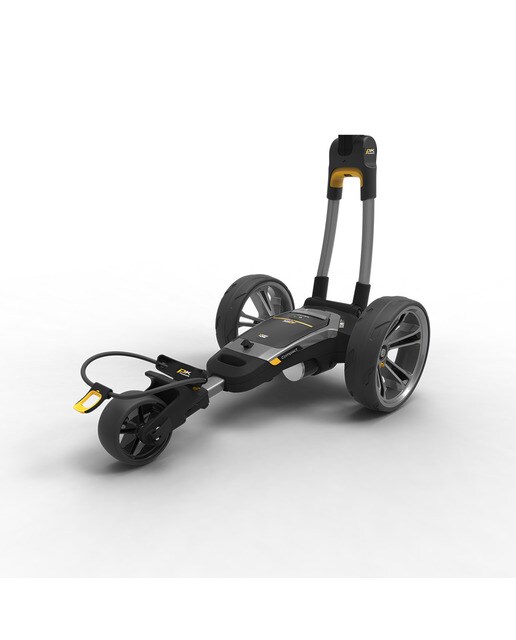 Trolley Elétrico de Golf CT6 EBS com Bateria de Lítio Alargada 260 wh - Gun Metal Cinzento / Preto-13