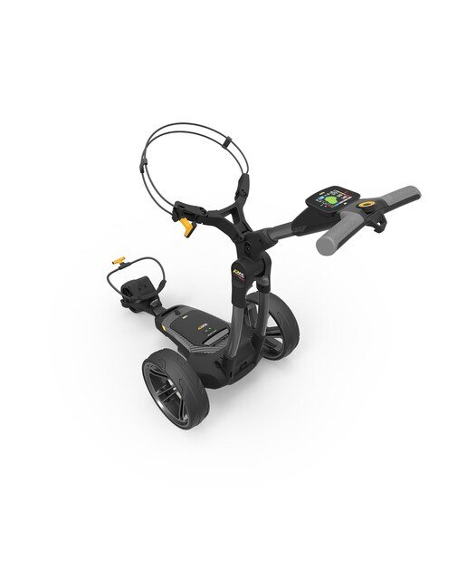Carro eléctrico de golf CT8 GPS Gun Metal Batería Lithium Standard 220wh PowaKaddy Cinzento / Preto-2
