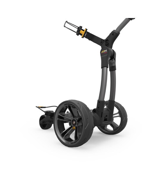 Carro eléctrico de golf CT8 GPS Gun Metal Batería Lithium Standard 220wh PowaKaddy Cinzento / Preto-4