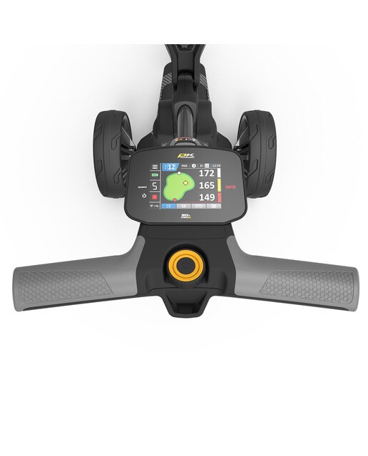 Carro eléctrico de golf CT8 GPS Gun Metal Batería Lithium Standard 220wh PowaKaddy Cinzento / Preto-9