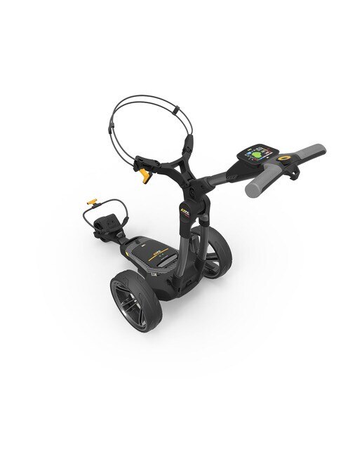 Trolley Elétrico de Golf CT8 GPS EBS com Bateria de Lítio Alargada 260 wh - Gun Metal Cinzento / Preto-2