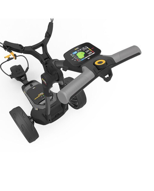 Trolley Elétrico de Golf CT8 GPS EBS com Bateria de Lítio Alargada 260 wh - Gun Metal Cinzento / Preto-7