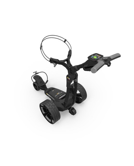 Carro eléctrico de golf RX1 GPS Remote Black Batería Lithium Extendida 295 Wh PowaKaddy Preto-2