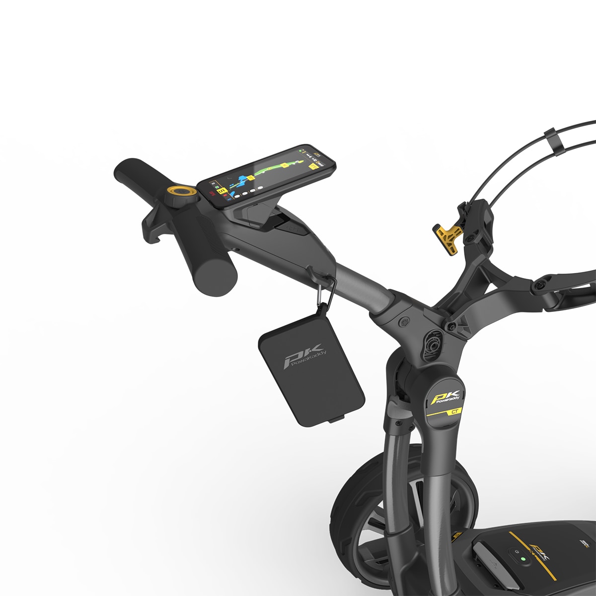 Carro Golf Ct12 Gps Bateria Extendida Powakaddy Branco-13
