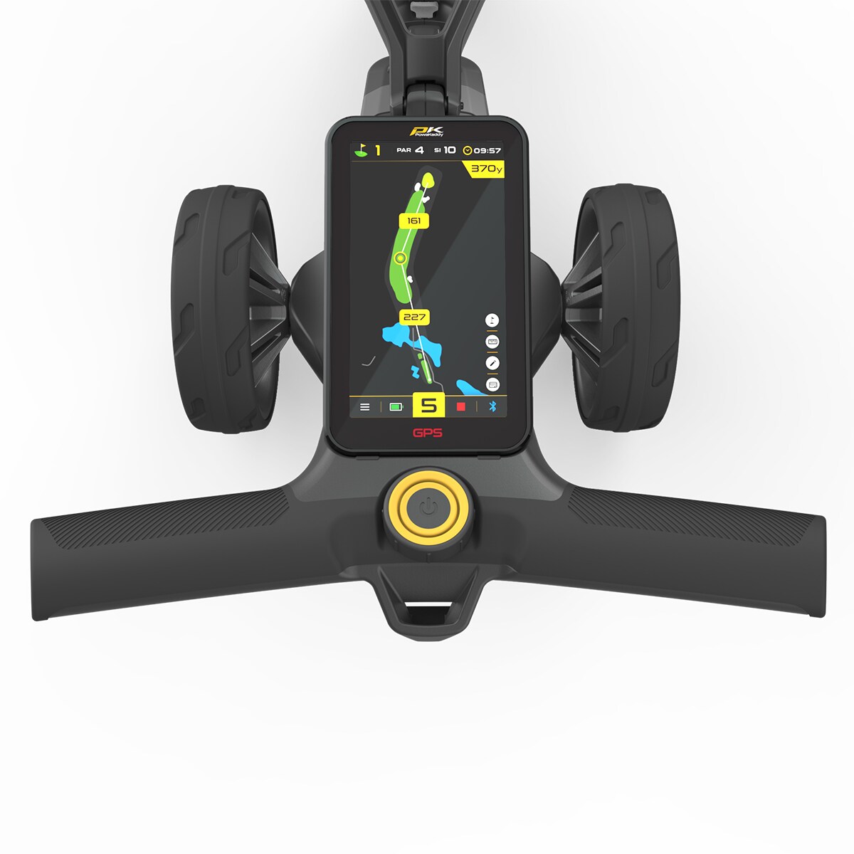 Carrinho Golf Ct12 Gps Bateria Alargada-Ebs Branco-3
