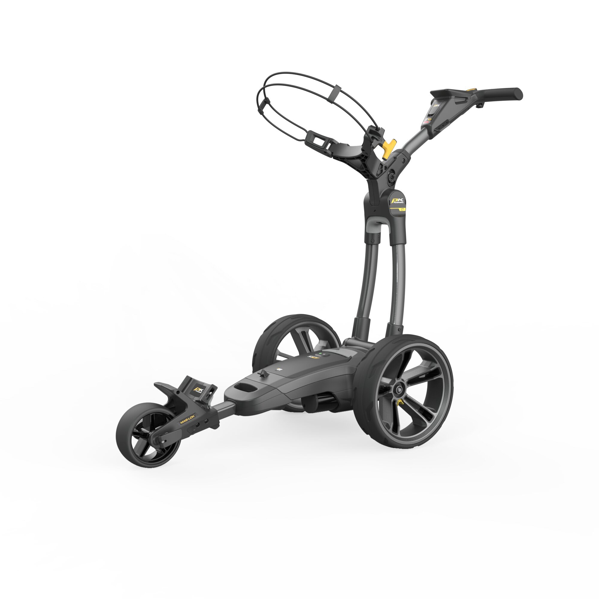 Carro de golf elétrico CT10 GPS Powakaddy Cinzento / Preto-4