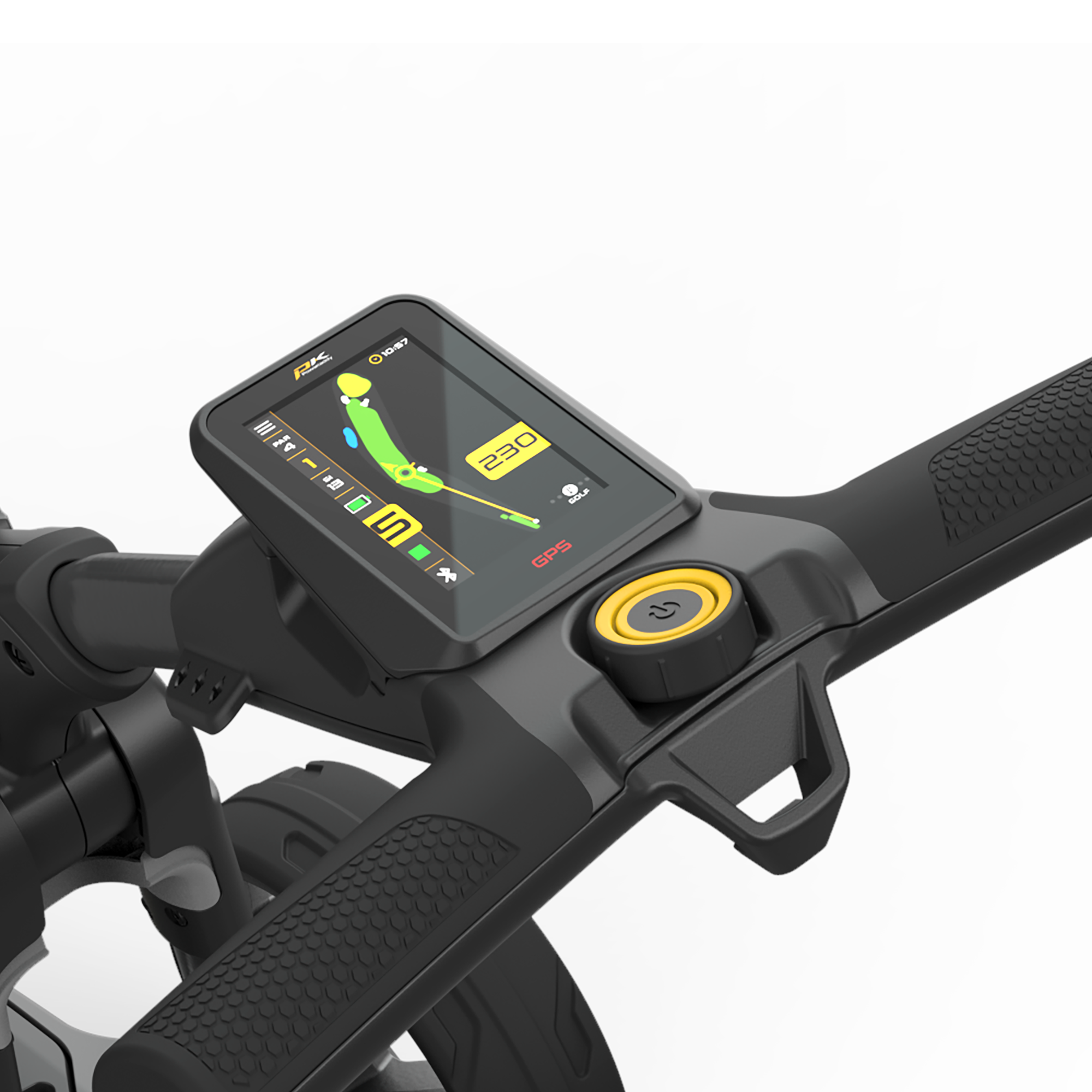 Carro de golf elétrico CT10 GPS Powakaddy Cinzento / Preto-11