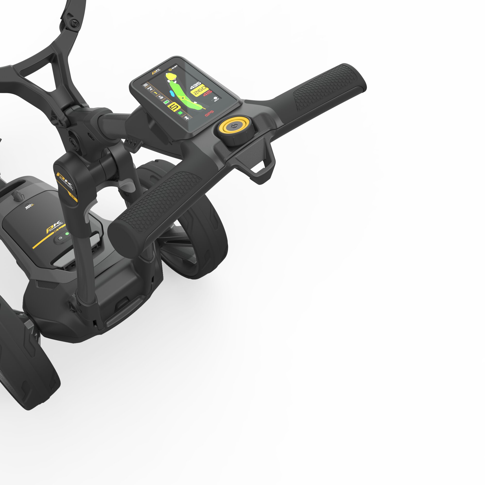 Carro de golf elétrico CT10 GPS bateria XL Powakaddy Cinzento / Preto-3