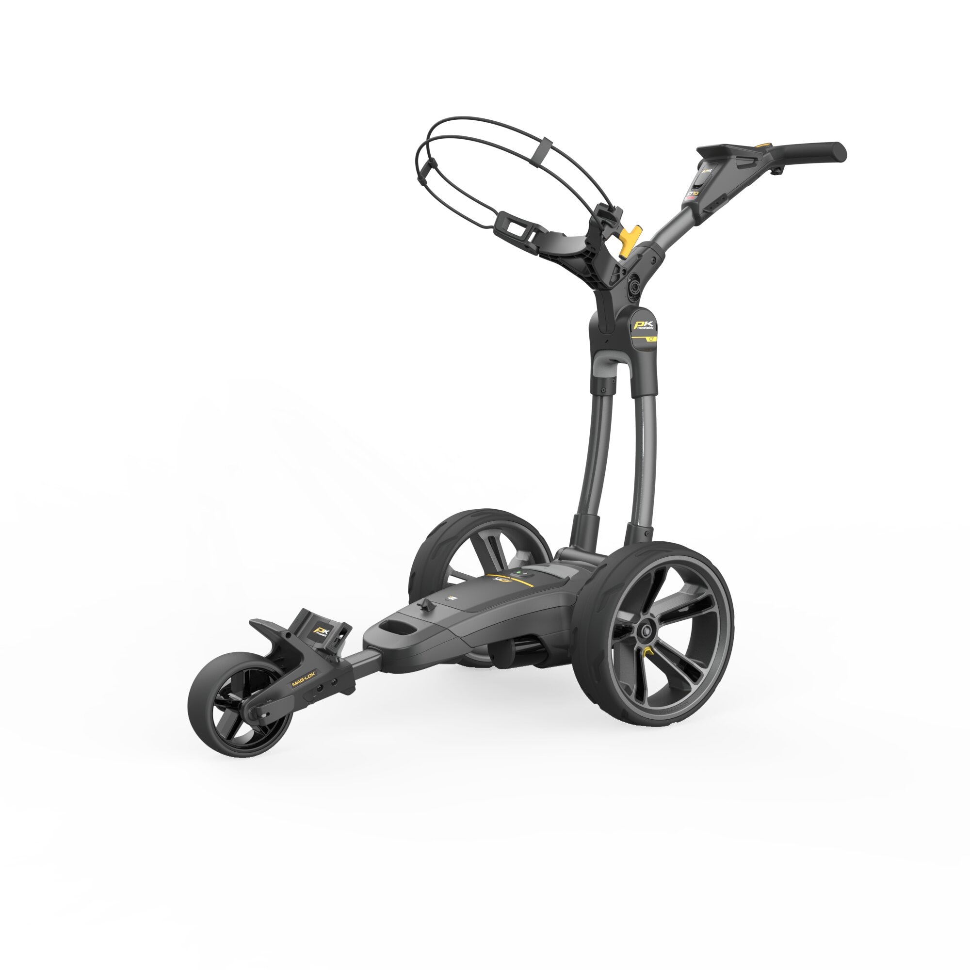 Carro de golf elétrico CT10 GPS bateria XL Powakaddy Cinzento / Preto-5