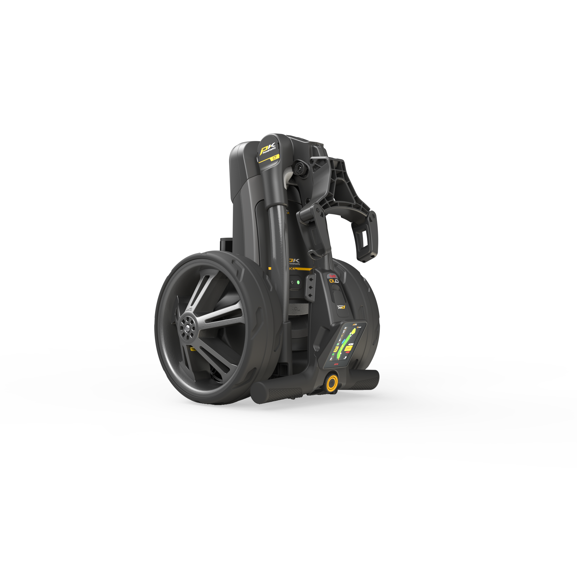 Carro de golf elétrico CT10 GPS bateria XL Powakaddy Cinzento / Preto-10