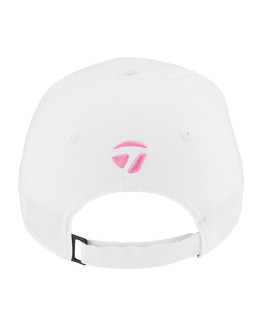 Boné de Golf Script Seeker 2023 Branco / Rosa-2