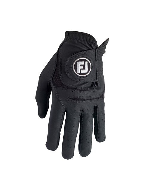 Luva de golfe para destro WeatherSof Preto-1