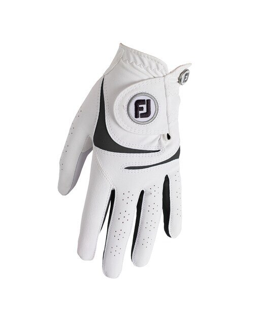 Luva de golfe destra WeatherSof Branco-1