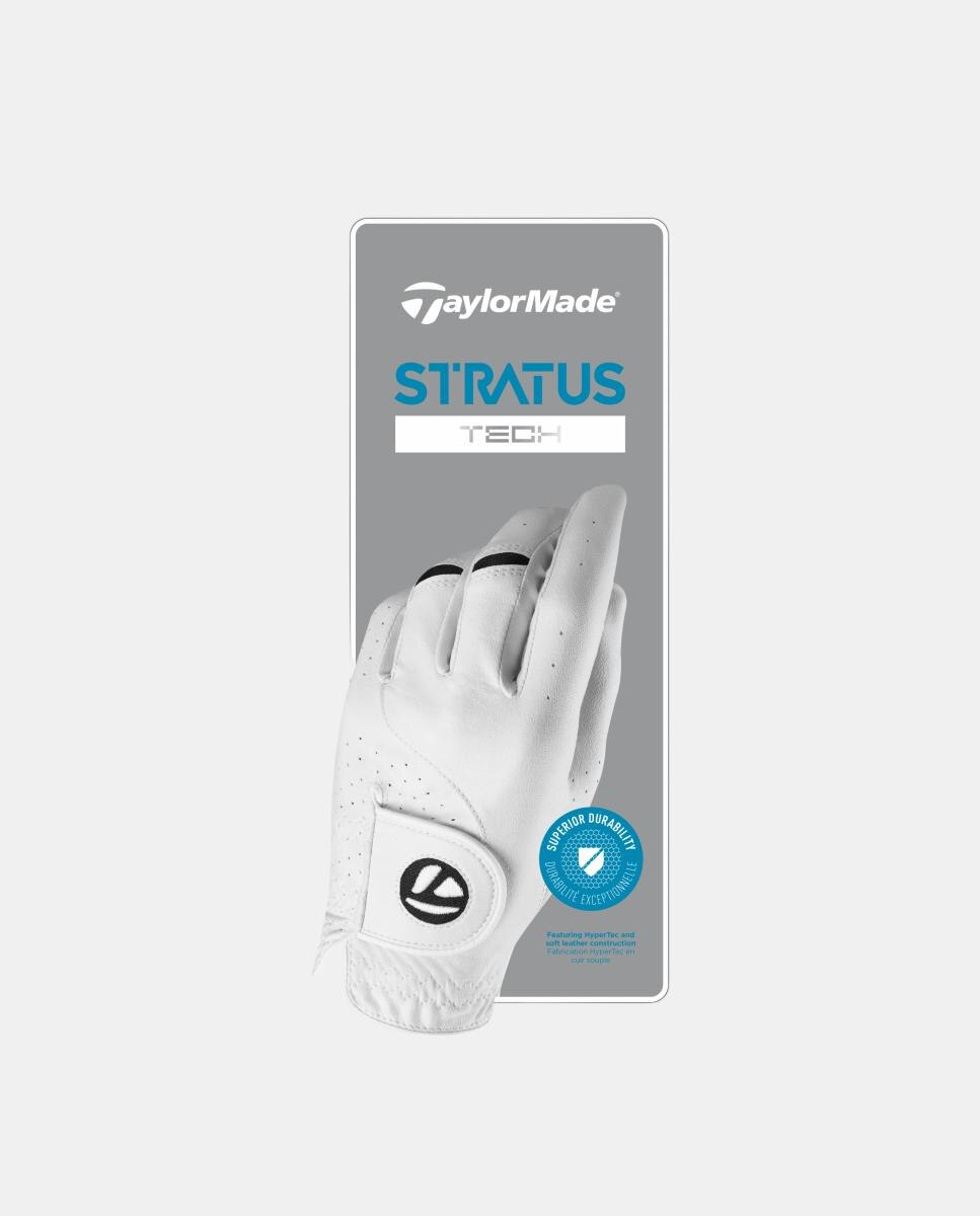 Guante De Golf De Hombre Stratus Tech 2026 Taylormade - Blanco Blanco-3
