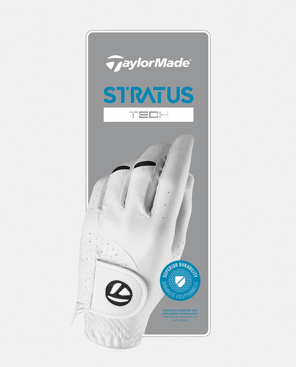 Guante De Golf De Hombre Zurdo Stratus Tech Taylormade - Blanco Blanco-4