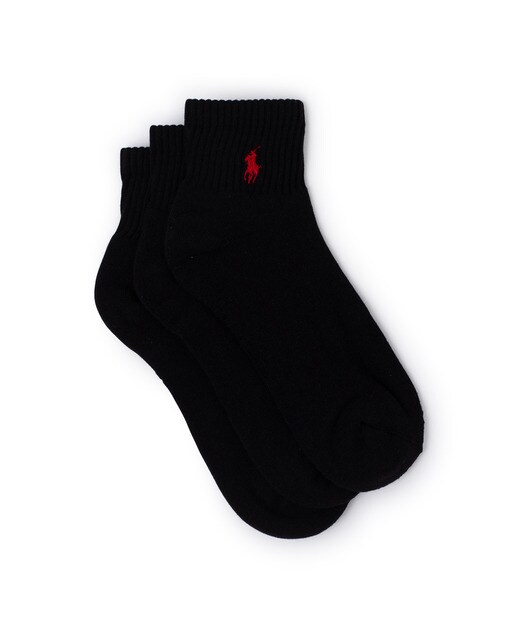 Imagen 1 de Pack de 3 pares de calcetines Ralph Lauren Negro