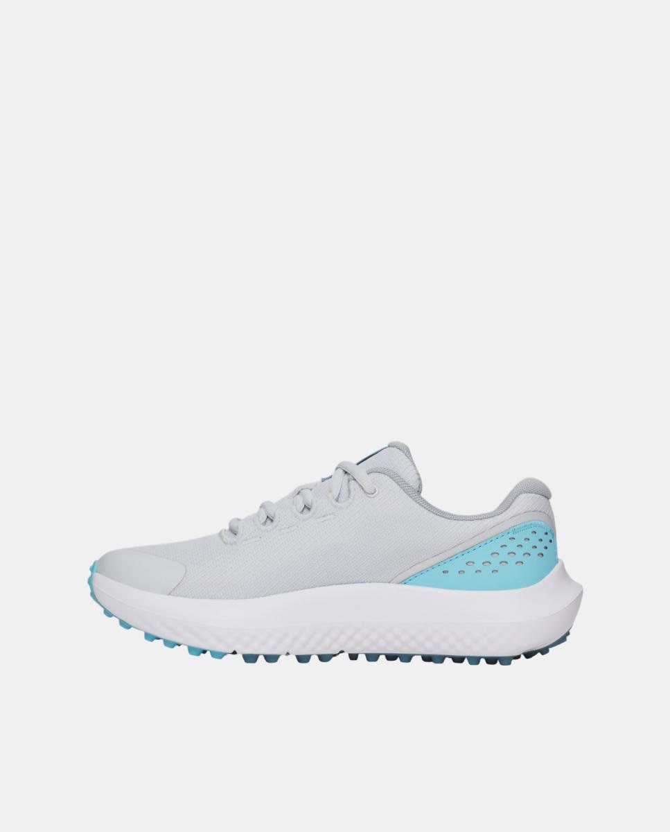 Zapatillas De Golf De Niño Ua Y Surge Golf Under Armour - Gris claro Gris claro-4