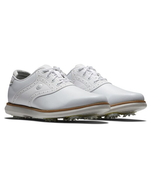 Sapatos de golfe de mulher Traditions Footjoy Branco-4