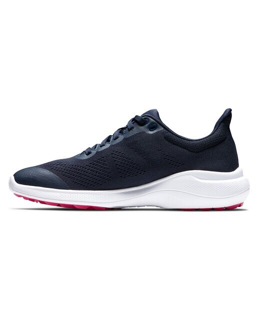 Sapatilhas de golfe de mulher FJ Flex Athletic Footjoy Azul-marinho / Branco-4