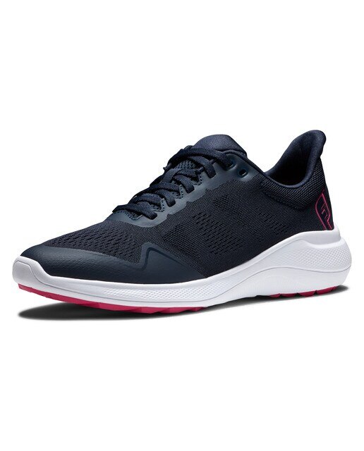 Sapatilhas de golfe de mulher FJ Flex Athletic Footjoy Azul-marinho / Branco-5