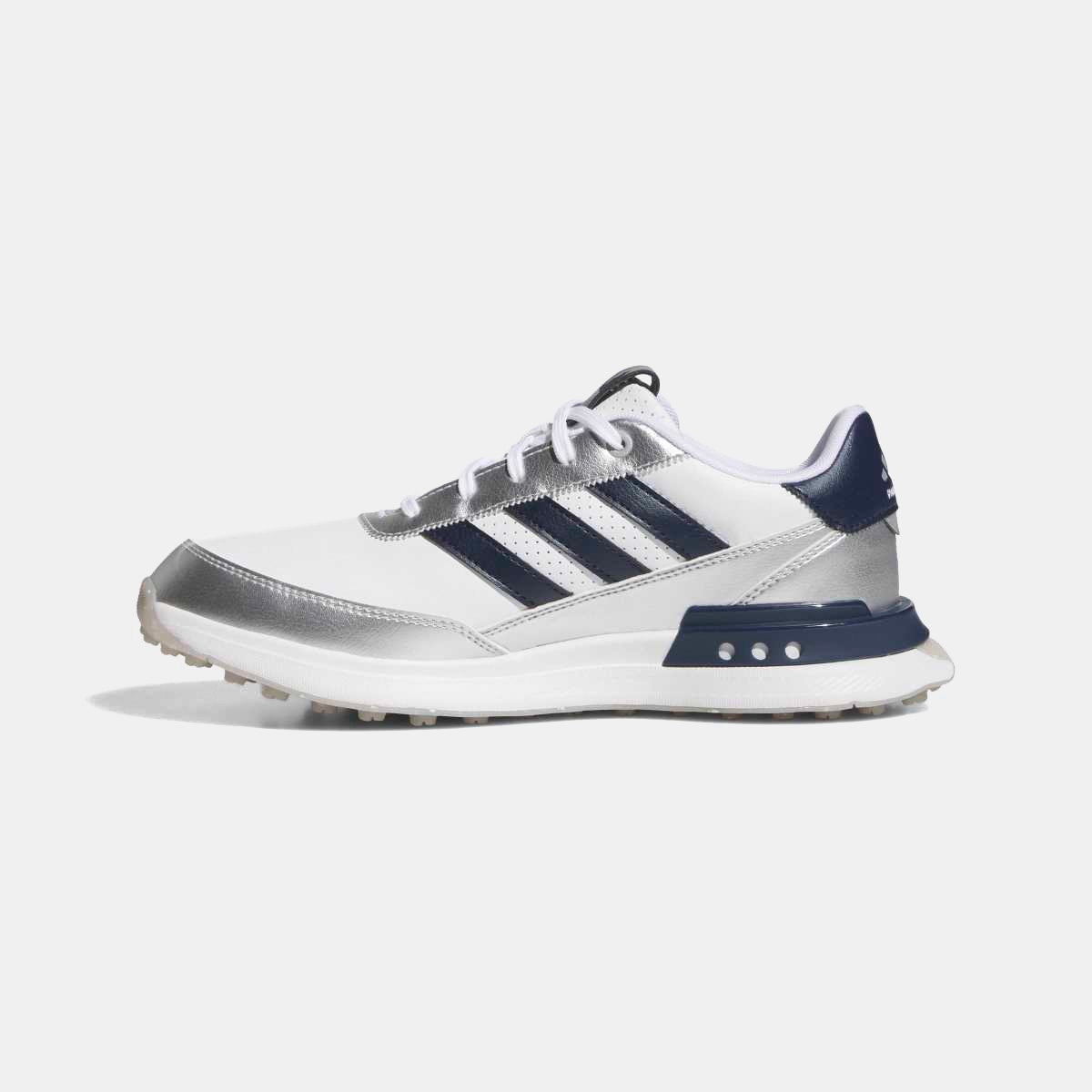 Sapatilhas de Golf de Mulher Leather Spikeless Golf Shoes Branco-2