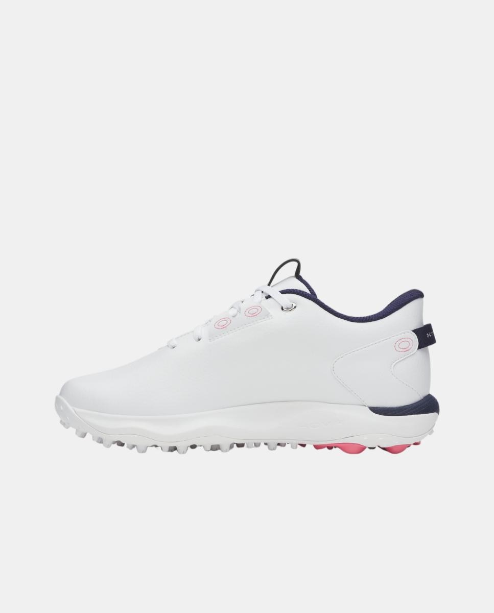 Sapatilhas de Golf de mulher Ua W Drive Fade 2 Sl Under Armour Branco-4