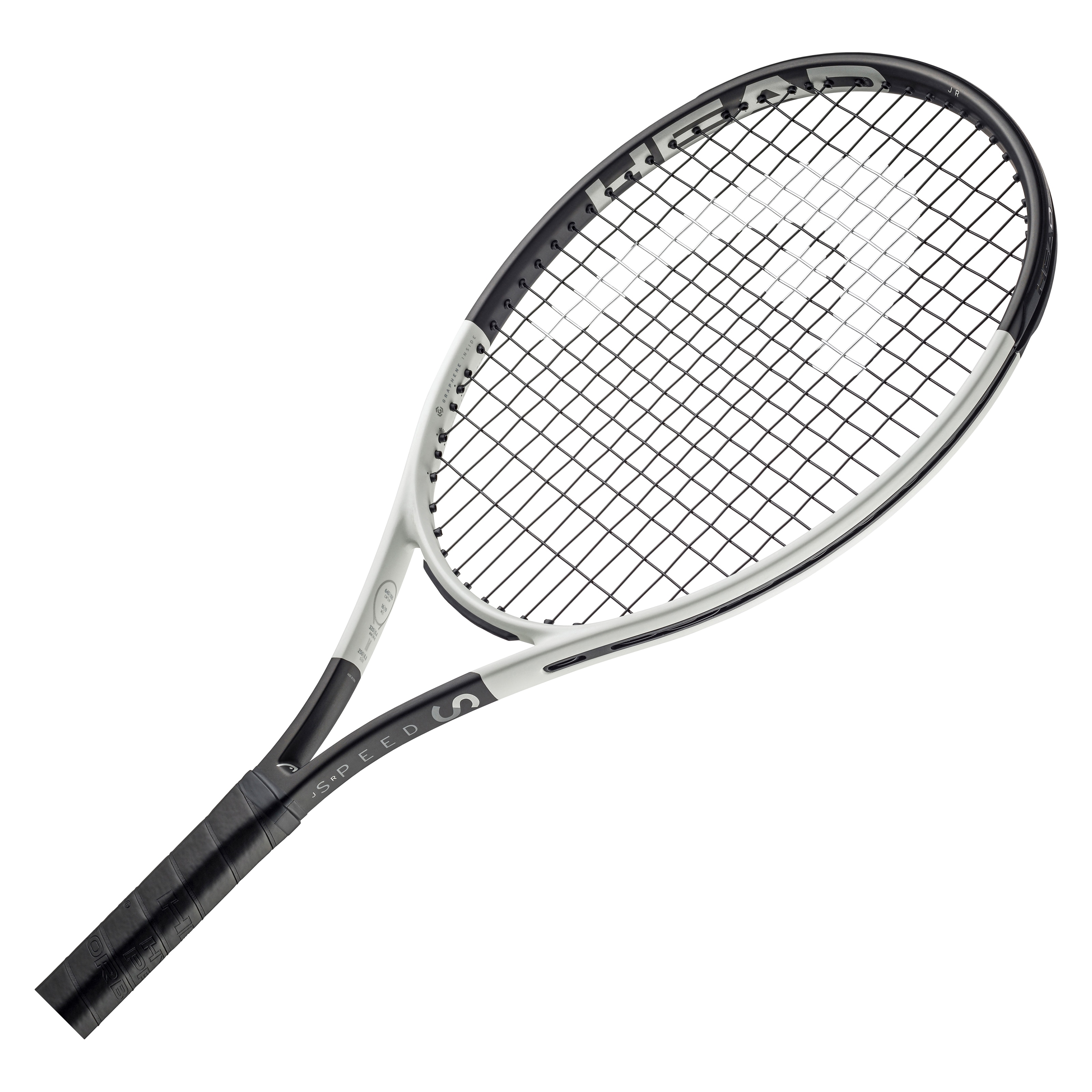 Raquete de Ténis Speed Jr. 2024 com Cordas Preto / Branco-3