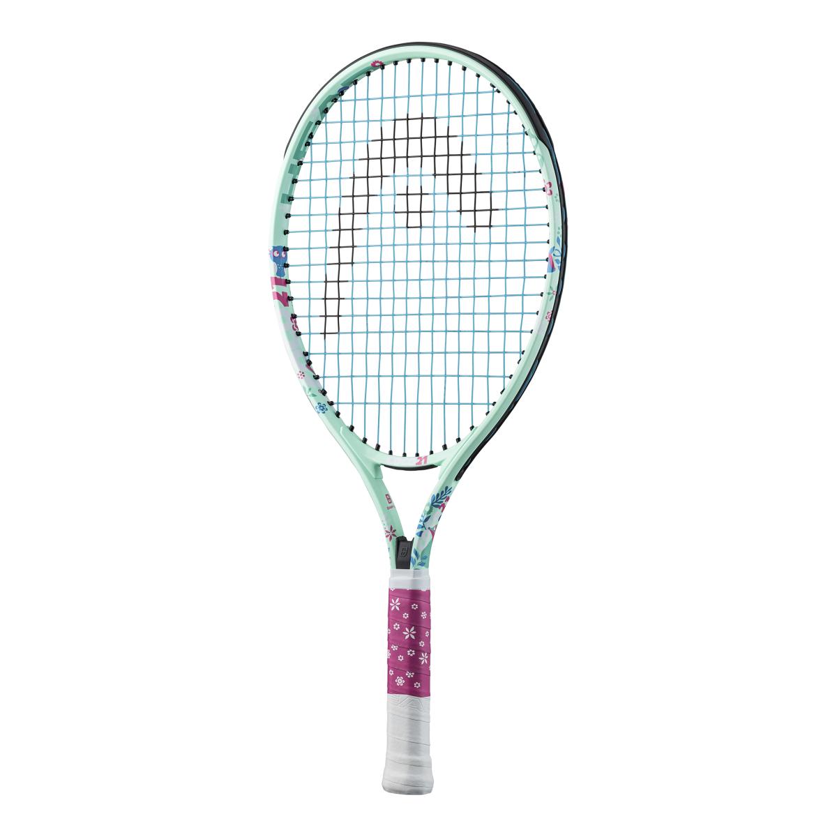 Raquete de Ténis Junior Coco 21 Encordoada Azul / Rosa-2