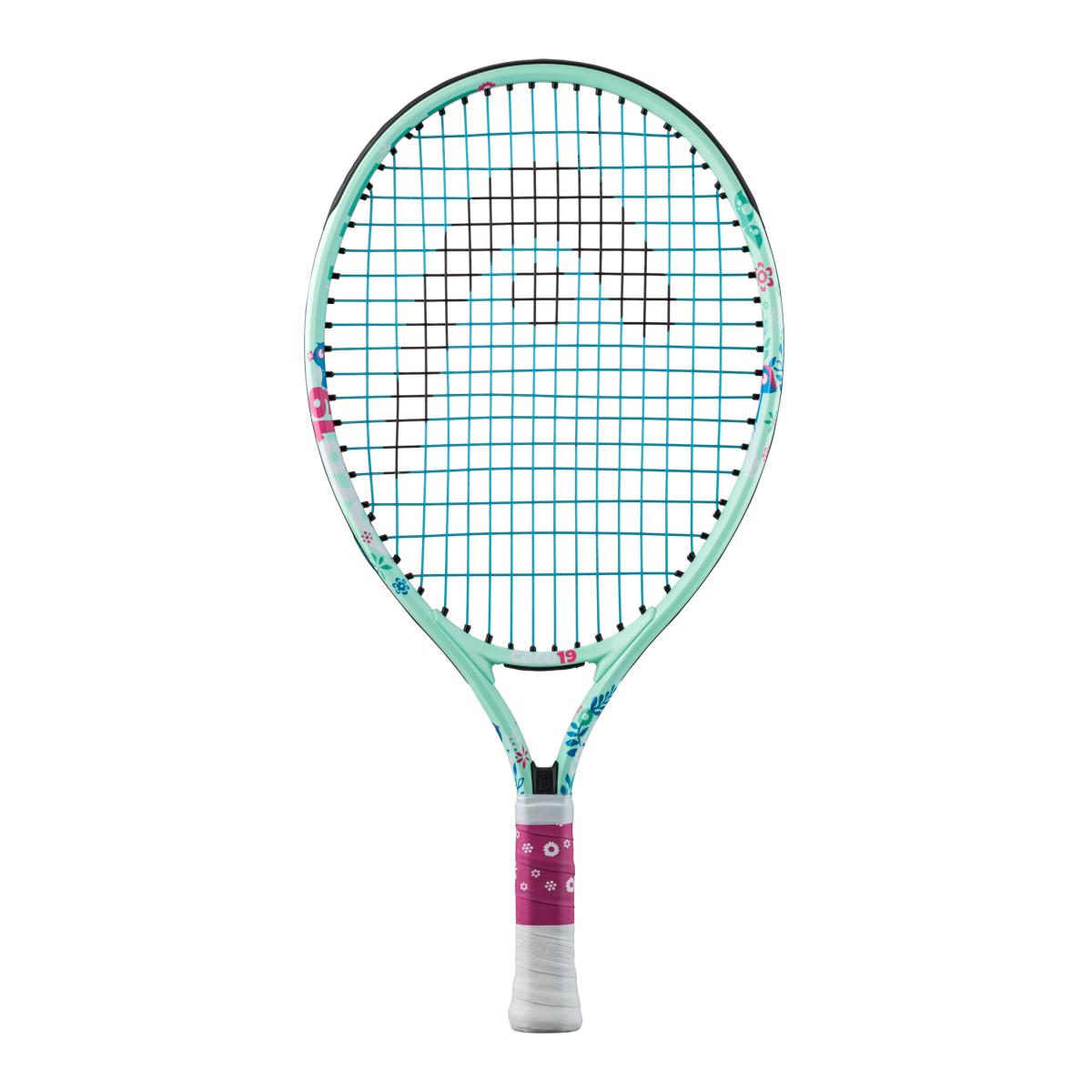 Raquete de Ténis Junior Coco 19 Encordoada Azul / Rosa-1
