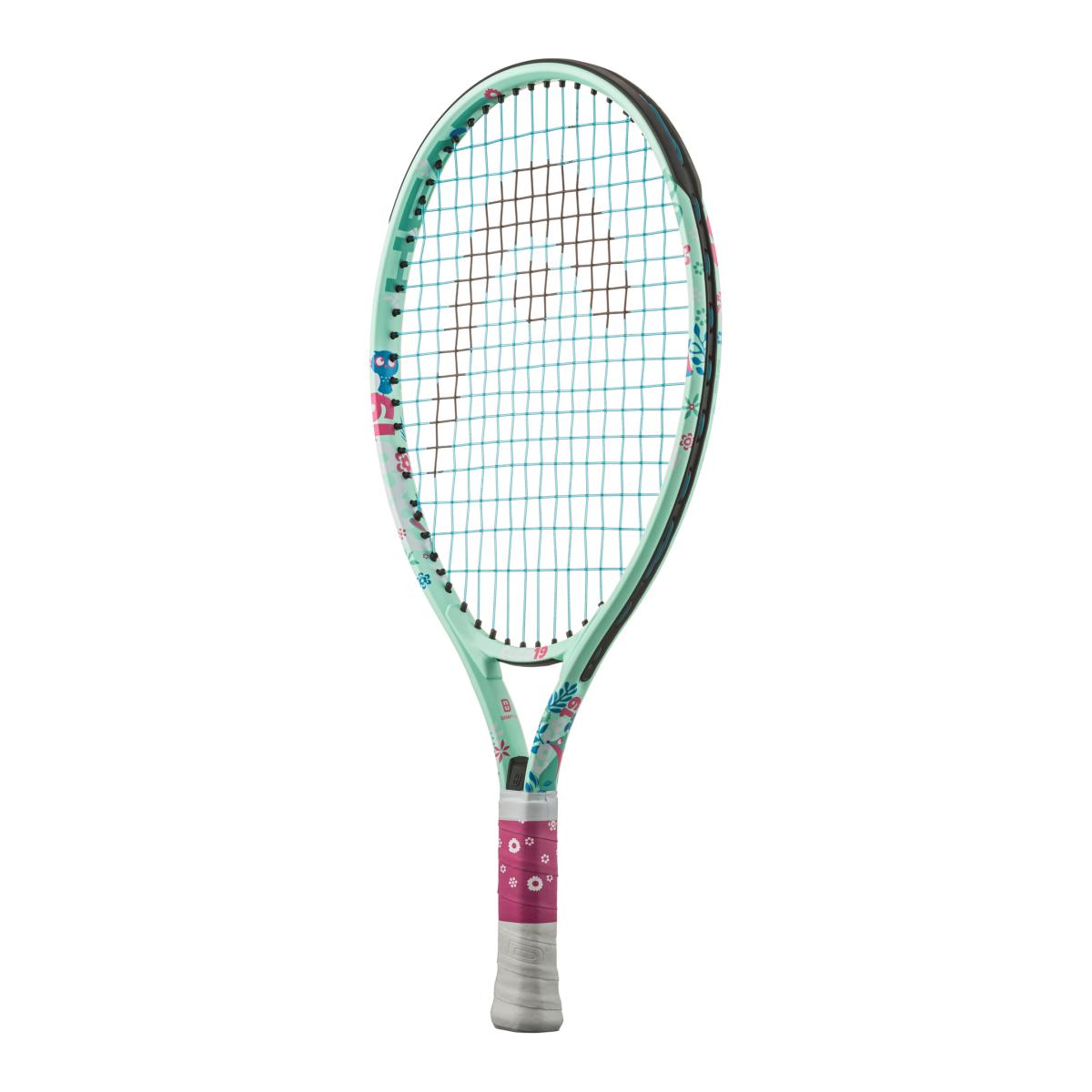 Raquete de Ténis Junior Coco 19 Encordoada Azul / Rosa-2
