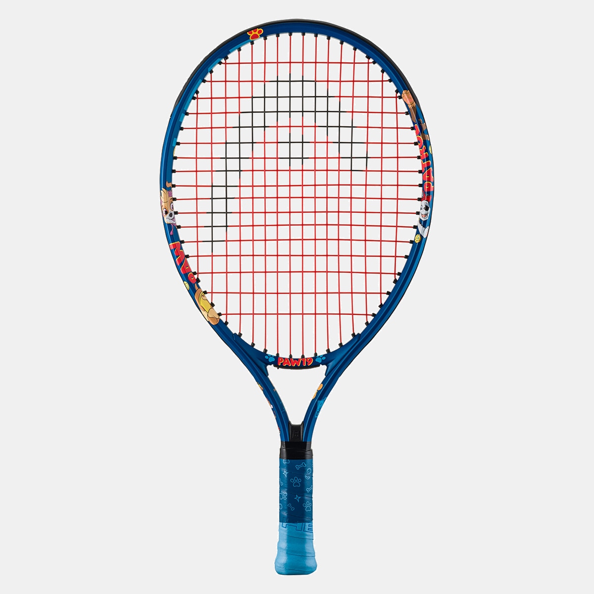 Raquete de Ténis Junior Paw 19 - Azul Azul / Estampado-1