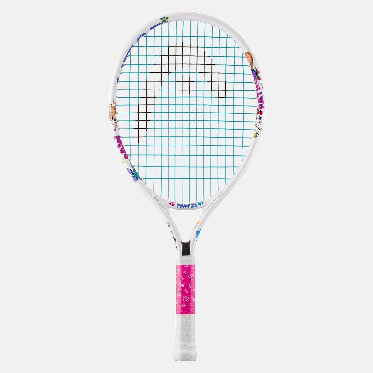 Raquete de Ténis Junior Paw 21 - Branco Branco / Estampado-1