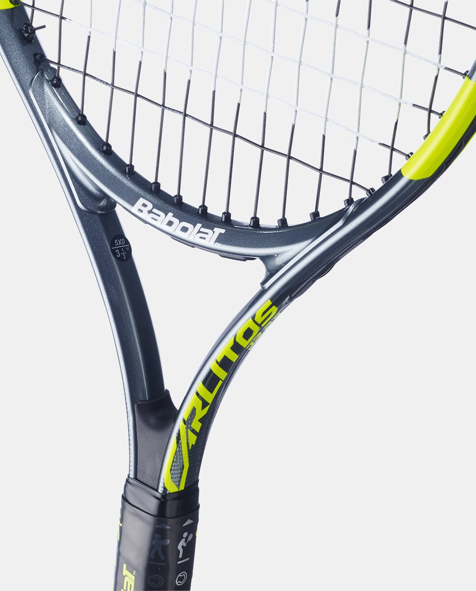 Raquete de Tenis Junior Carlitos Jr 23 Babolat Cinzento-6