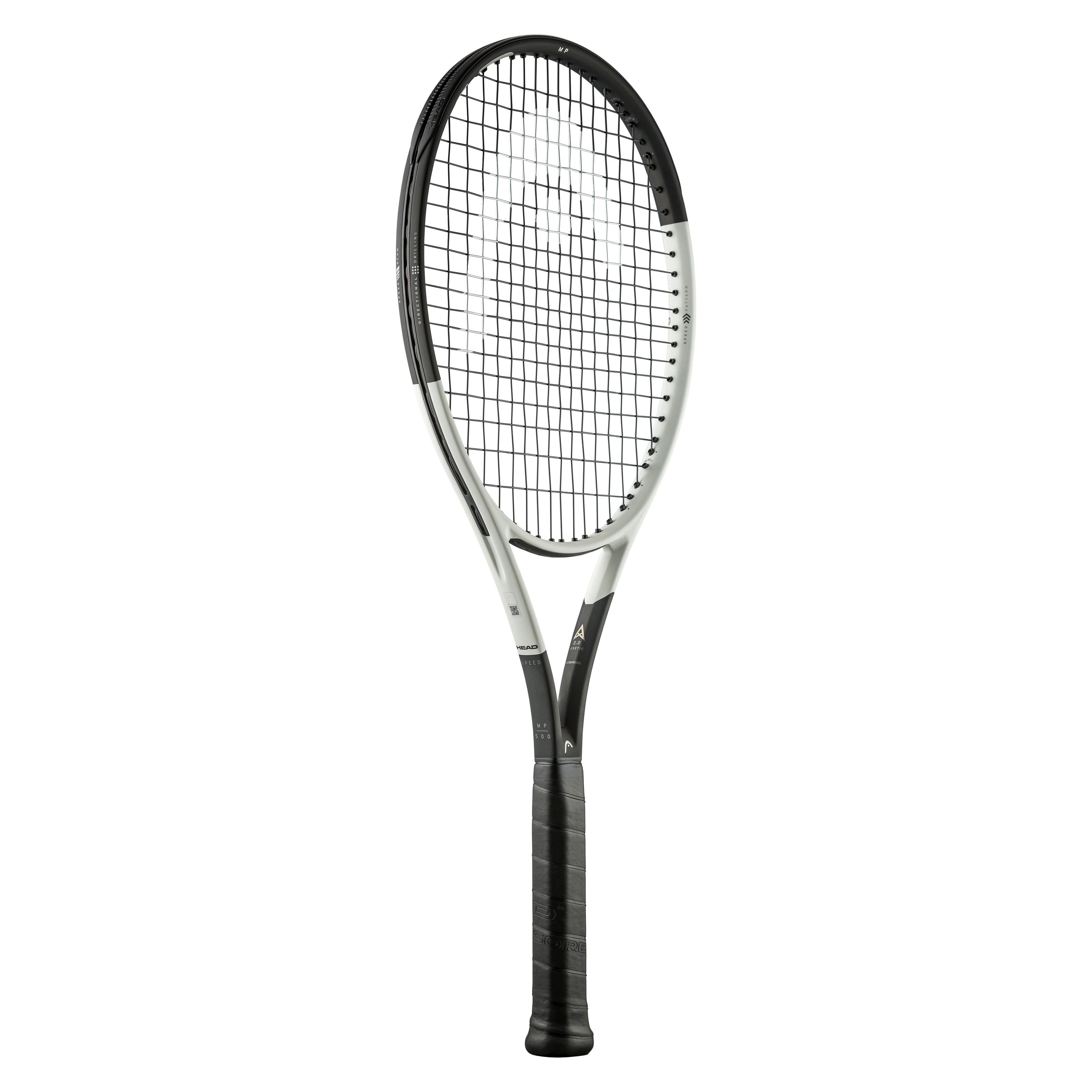 Raquete de Ténis Speed MP 2024 com Cordas Preto / Branco-2