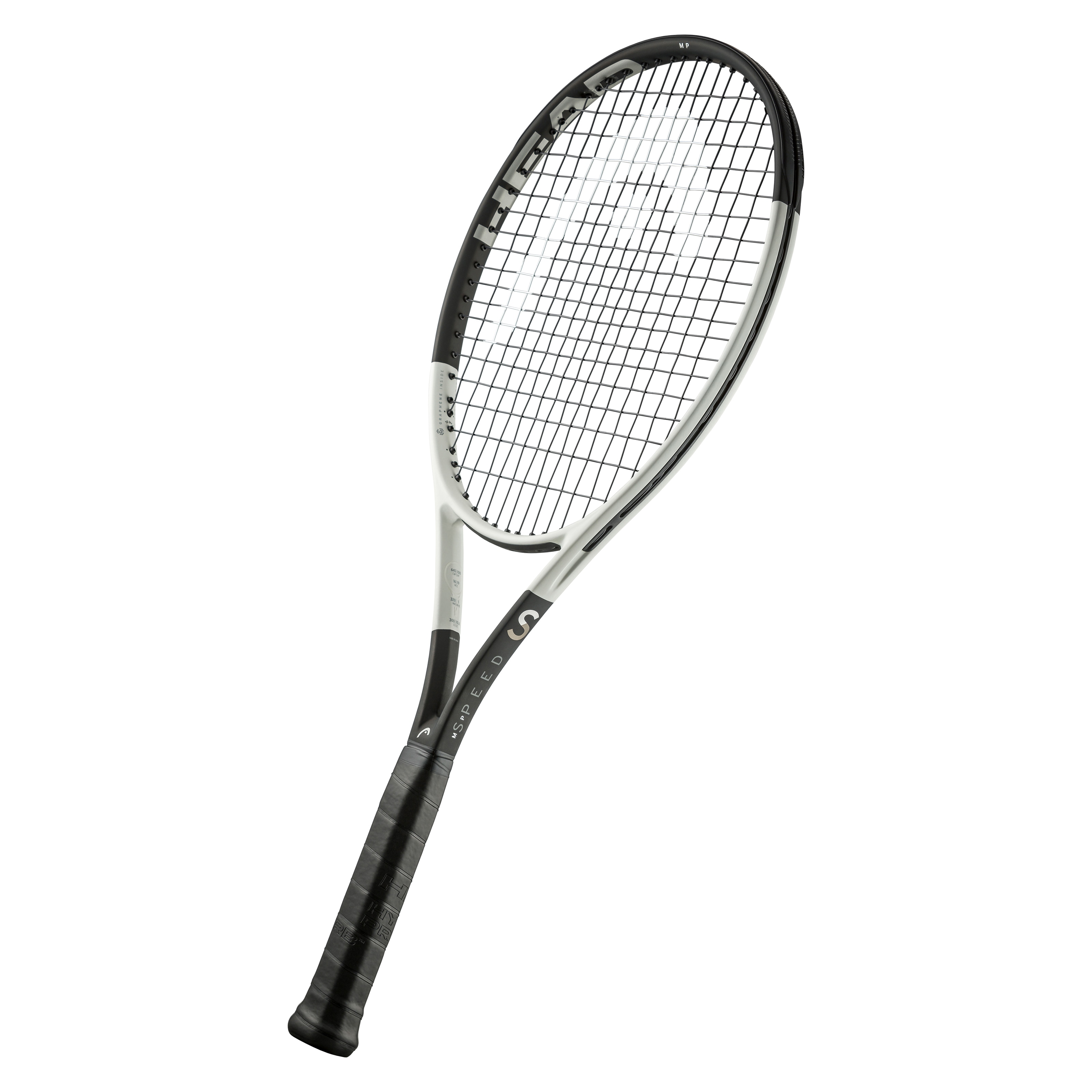Raquete de Ténis Speed MP 2024 com Cordas Preto / Branco-3